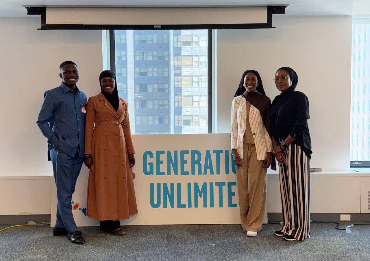 Delegates at Generation Unlimited, New York